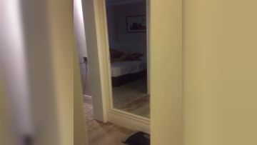 偷拍邻居干炮，自己打手枪