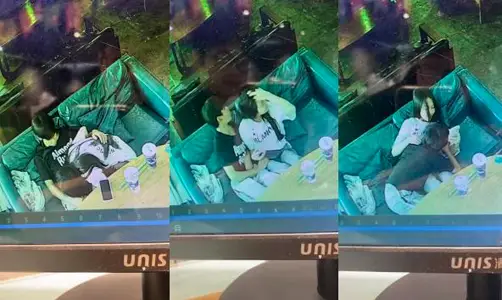 广西玉林仙尼奶茶店【孙晓慧】给校外一男子口交，同学调出监控将其曝光